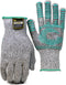 G & F 77100L Cut Resistant Gloves with Anti-Slip Silicone Block Palm