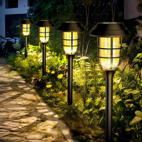SOLPEX Solar Lights for Outside, Solar Outdoor Pathway Garden Lights Waterproof, Solar