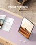 YSAGi Leather Desk Pad Protector, Large Mouse Pad, Non-Slip PU Blotter for Office Home (Grayish Lavender, 23.6" x 13.8")