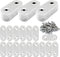 40 Pcs Stainless Straight Bracket (1.57*0.63 inch) Flat Braces, Metal Fixed Connecting Plate with 80 Pcs 304 SS Screws