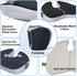 Travel Seat Cushion for Airplane, Foldable Hemorrhoid Pillows for Sitting, Airplane Seat Cushion for Long Flights