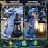 VIOYOUNS Solar Garden Decor Dragon Statues with Solar Lantern,Dragon Figurine Lights Outdoor Decorations for Yard Lawn