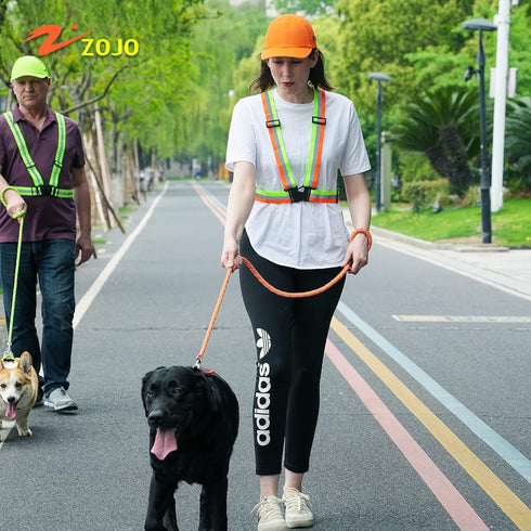 zojo Reflective Vest | Lightweight, Adjustable & Elastic | Safety for Running, Jogging, Cycling