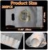 YHNTGB 200 Packaging 11 6.3 Inch Pcs Handle Drinking Poly Bags Single Cup Clear Plastic Carriers Take Out Delivery
