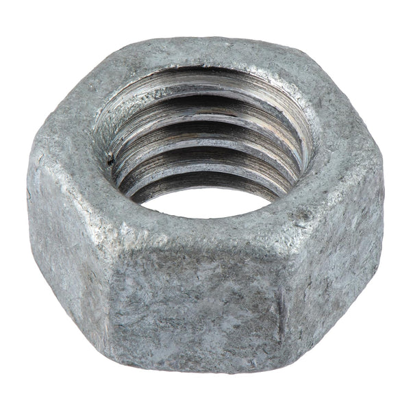 MAKERS BOLT 1/2"-13 (25 Pack) Galvanized Grade 2 Hex Nuts, Coarse Thread, Hot Dip
