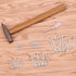 Luter 20Pcs R Clips Retaining Pins, Heavy Duty Zinc Plated Split Pin Assortment Kit for Tow Truck Lock Systems