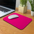 FINCIBO Non-Slip Rectangle Mousepad, Solid Hot Pink Mouse Pad for Home, Office and Gaming Desk