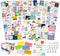 T&M Quality Designs LLC 120 Unique Birthday Cards Bulk for Business, Office and Individuals, 5X7 Inch