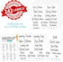 Hebayy 242 pcs Laundry Room Labels, 220 Pre-Printed Waterproof Stickers, 22 Blank Ones for Home Office Organization