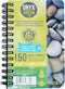 Onyx and Green Notebook, 3 x 5 Inches, Side Coil, 75 Ruled Sheets, Stone Paper