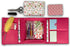 Deluxe Stationary Pen Pal Pack, Hot Pink, 54-Piece Paper Set, Scissors, Sticker Pack, Glue Stick, Gel Pens