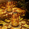 Brizled Hummingbird Solar Lantern Lights, 2 Pack LED Hollow Out Hanging Lantern