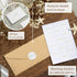 Set 20 20 24 Elegant Ribbon-Style Money Cards with Envelopes - Cards with Gold Foil, Envelopes, Sealing Stickers