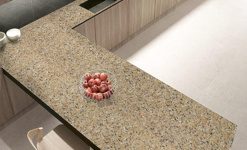 Brown Marble Contact Paper, Self Adhesive Film Peel and Stick Wallpaper, 17.7''X78.7'' Glossy Surface for Kitchen