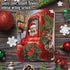 The Best Card Company 12 Christmas Greeting Cards Boxed Set, Red Truck Puppies, 5 x 7 Inch Envelopes