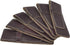 Soft Full Grain Genuine Leather Single Pen Case Holder Pouch Sleeve Protector for Pens Pencils (Brown Cow, Set of 6)