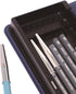 Kutsuwa RB028-10P Pencil Cap, Silver, 10 Pack Set