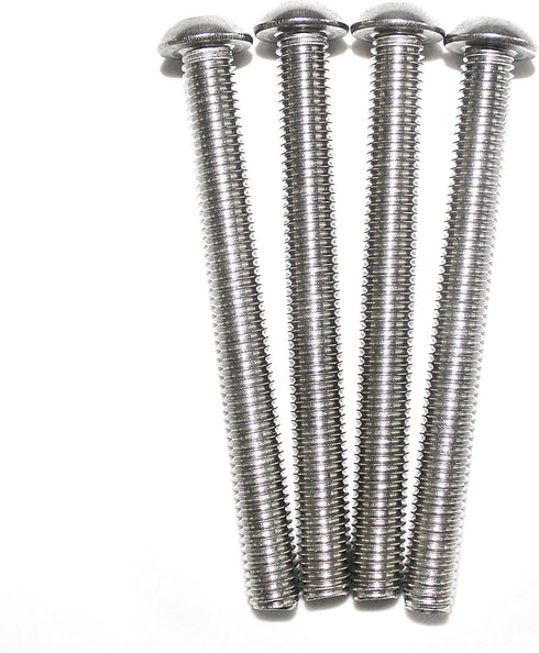 Fullerkreg M8-1.25x100mm Button Head Hex Drive Screw, Stainless Steel, Pack of 5