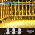10ft 10ft 280LED 8 Lovelite x Net Lights, Gazebo Lights Outdoor Modes Timer, Waterproof Connectable Christmas Light
