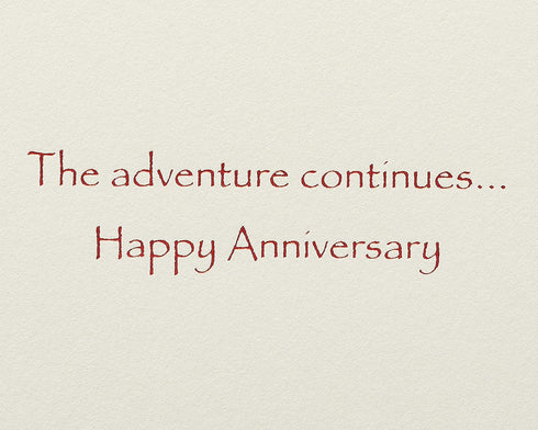 Papyrus Anniversary Card - Sailboat Design