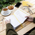Pentalic Art Traveler Pocket Journal Sketch Book, 6" x 8", Yellow Gold
