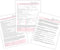 Boutique Marketing LLC Teeth Whitening Consent Form, Intake Form, Aftercare Form | 75 Pack |