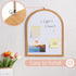 Mr. Pen Dry Erase Board 16" x 12", Wooden Frame, Boho Design, Small White Board for Kids and Students