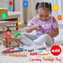 edxeducation Transparent Tiles | Mini Jar | Colorful, Plastic Squares | Light Box Accessory | Sensory Play | Early Math