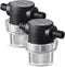 1/2 Inches Water Pump Strainer for 3/8 Inches Hose Barb, Twist-On Pipe Sprayer Filter for 12V DC 80 PSI RV Marine Boat