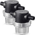 1/2 Inches Water Pump Strainer for 3/8 Inches Hose Barb, Twist-On Pipe Sprayer Filter for 12V DC 80 PSI RV Marine Boat