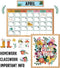 Carson Dellosa 134 pc Grow Together Calendar Bulletin Board Set, Wall Calendar and Motivational Poster Decor