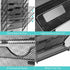 GALASALA 10 Pockets Wall File Organizer, Mesh Hanging File Holder with Hooks, Black Magazine Rack for Office Supplies