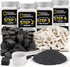NATIONAL GEOGRAPHIC Rock Tumbler Media, Ultimate Rock Polishing Supplies Kit, 1.5 Pounds of Ceramic Pellets, 4 Stage