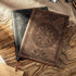 CAGIE Leather Vintage Journal for Men, Soft Cover, 180 Lay Flat Pages, 5.7'' x 8.3'', Dark Brown Writing Diary