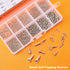 1000Pcs Mini Screw Kit, M1 M1.2 M1.4 M1.7 Phillips Pan Head Micro Screws, Self-Tapping, Nickel-Plated