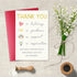 Cheeklee Thank You Card for Teacher Mentor Coach, Appreciation Greeting for Guidance, Support, and Inspiration