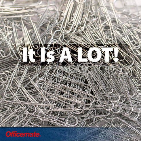 Officemate Giant Paper Clips, 1,000 Clips Total (Pack of 10 Boxes of 100 Clips Each) (99914)