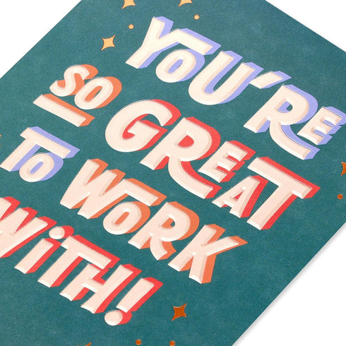 Thank You Card for Coworkers - American Greetings (Can't Thank You Enough)