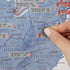 Maps International Scratch Off USA Map – Skiing Print, 17 x 22 Inches