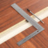Mr. Pen Framing Square - 8 inch x 12 inch Silver Carpenter Square, Right Angle Ruler, Framing Tools