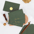 50 Pack Crisky Green Thank You Cards with Envelopes & Stickers Bridal Shower Graduation Thank You Cards Small Business