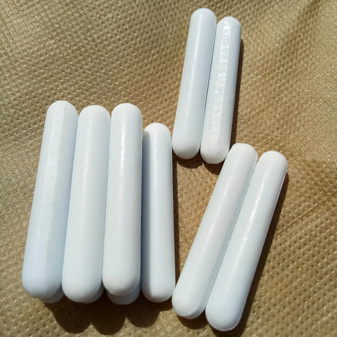 Magnetic Stirrer Stir Bar, PTFE Magnetic Mixer Stir Bars (7X40mm, Cylinder Shape, 10PCS)