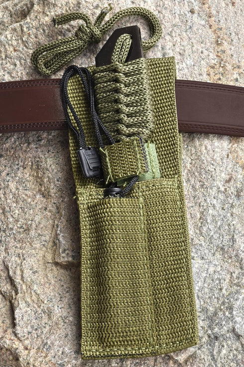 SE Outdoor Tanto Knife, KHK6320 with Firestarter