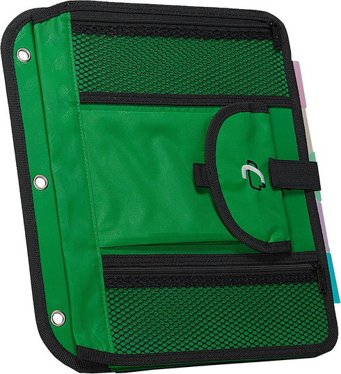 Case-it 5-Tab File, Locker Accessory, Kelly Green, ACC-21-KGRE