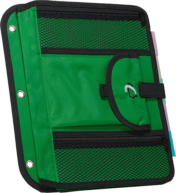 Case-it 5-Tab File, Locker Accessory, Kelly Green, ACC-21-KGRE