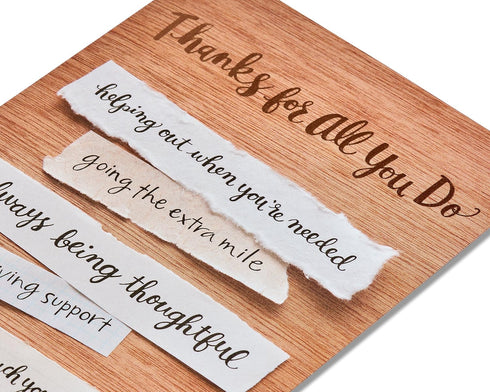 Thank You Card - Heartfelt Appreciation Message