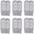 6 AMERICAN HOSPITAL SUPPLY Non-Slip Hospital Socks, Anti-Skid, Anti-Slip Gripper Socks for Medical or Home Use, Pairs