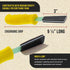 Dura-Gold Sanding Stick Kit with 40 Sheet Sandpaper, Yellow Flat Ergo Handle Starter Kit
