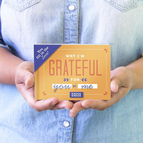 Knock Knock Why I'm Grateful for You, Fill in the Love Book, Fill-in-the-Blank Gift Journal