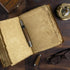 Vintage Leather Journal, Handmade Antique Leatherbound Sketchbook, Deckle Edge Paper, Thick Journal